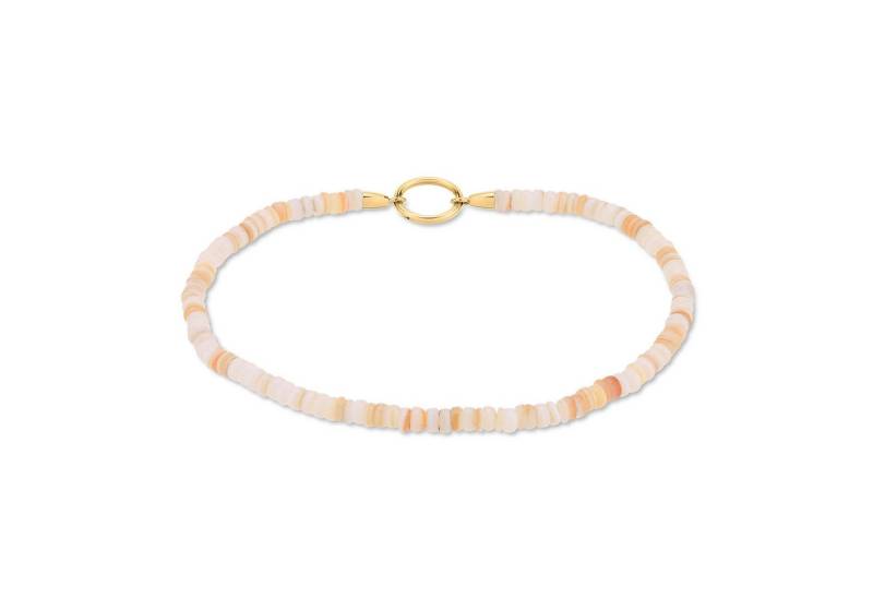 Tamaris Fußkette Schmuck Geschenk Edelstahl Körperschmuck All About Beads, mit Naturstein von Tamaris