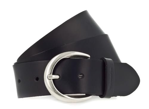 Tamaris Gürtel Essential Classics TB0011L07 Damen Gürtel Uni schwarz 0790 von Tamaris