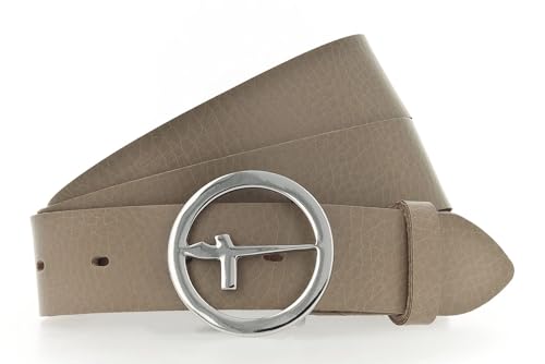 Tamaris Gürtel Essential Classics TB0029L07 Damen Gürtel Uni taupe 0620 von Tamaris