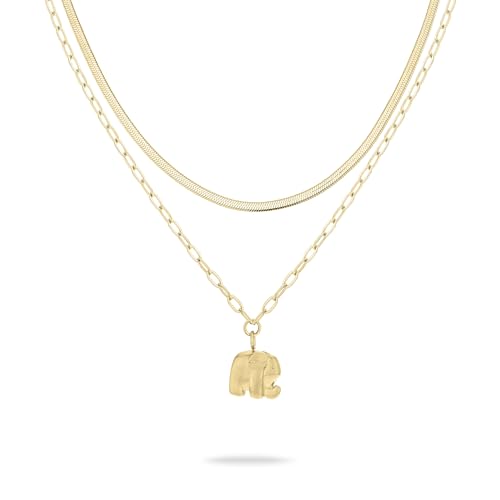 Tamaris Halskette TJ-0597-N-47 Edelstahl IP Gold von Tamaris