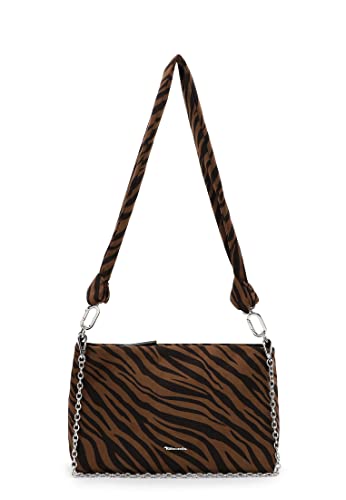 Tamaris Umhängetasche Julie 31781 Damen Handtaschen Animal taupe/black 901 von Tamaris