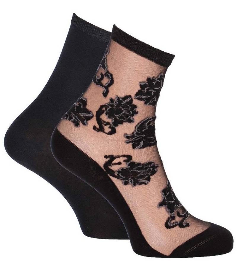 Tamaris Kurzsocken mit Rosen (Set, 2-Paar, 2er-Pack) elegant von Tamaris