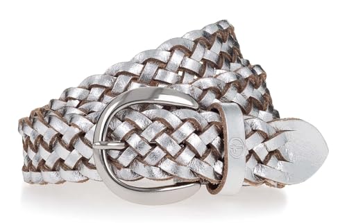 Tamaris Leather Belt W90 Silver von Tamaris