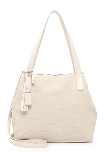 Tamaris Shopper Letzia 32193 Damen Handtaschen Uni beige 400 von Tamaris