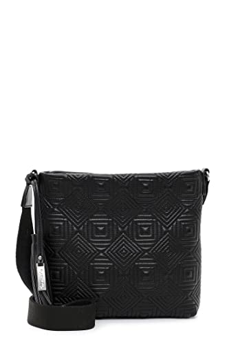 Tamaris Umhängetasche Merle 32721 Damen Handtaschen Ornament black 100 von Tamaris