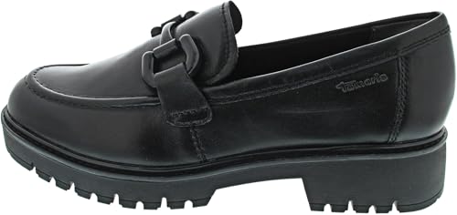 Tamaris Damen Slipper schwarz 37 von Tamaris