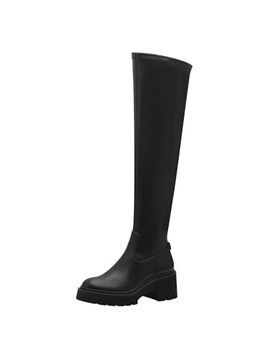Tamaris Damen Stiefel Leder schwarz 37 von Tamaris