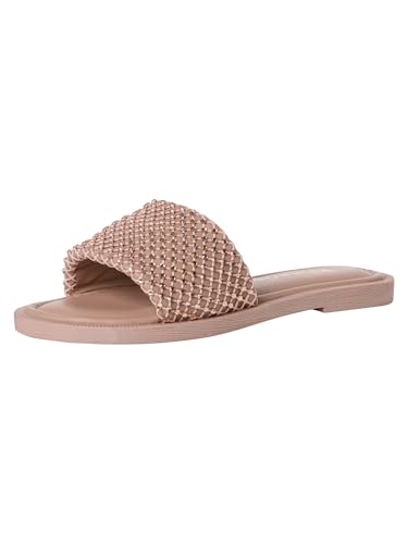 Tamaris Damen Mules Pantoletten Leder Sommer; ROSE/rosa; 40 EU von Tamaris