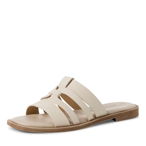 Tamaris Pantolette Damen Blockabsatz beige,EU 42 von Tamaris
