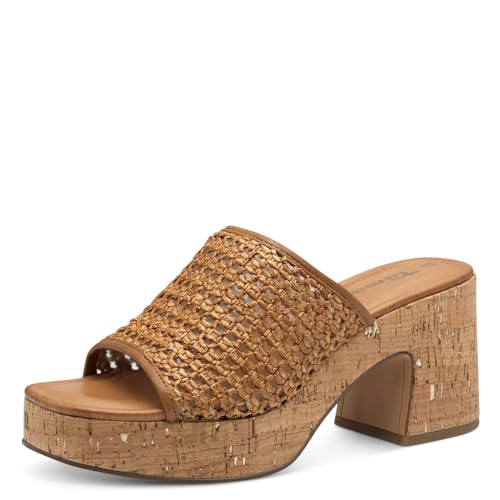 Tamaris Pantolette Damen Blockabsatz braun,EU 36 von Tamaris