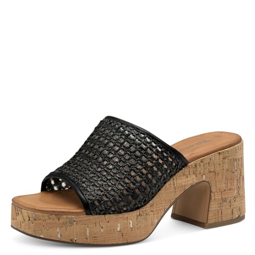 Tamaris Pantolette Damen Blockabsatz schwarz,EU 40 von Tamaris