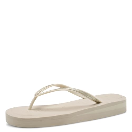 Tamaris Pantolette Damen Flach beige,EU 36 von Tamaris