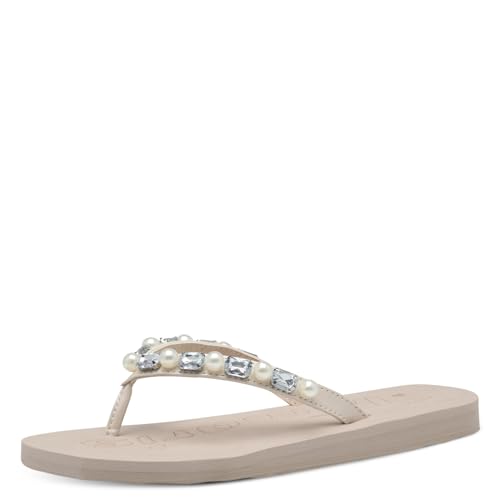Tamaris Pantolette Damen Flach beige,EU 39 von Tamaris