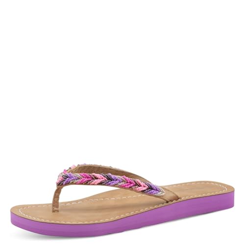 Tamaris Pantolette Damen Flach lila,EU 39 von Tamaris