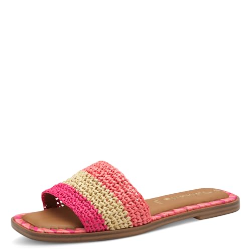 Tamaris Pantolette Damen Flach rosa,EU 38 von Tamaris
