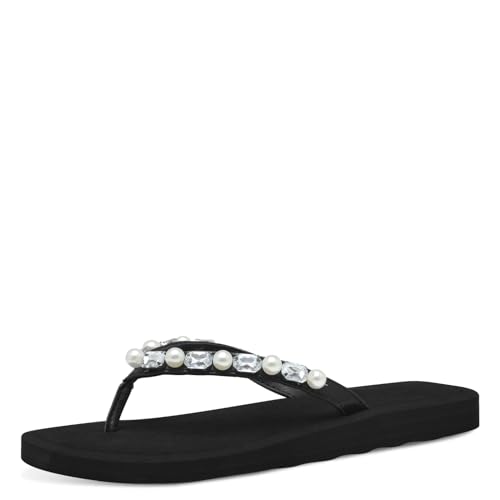Tamaris Pantolette Damen Flach schwarz,EU 36 von Tamaris