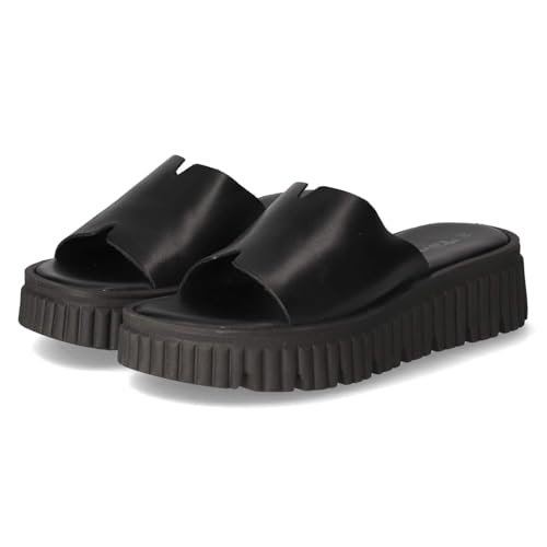 Tamaris Damen Pantolette in schwarz - Gr. 38 von Tamaris