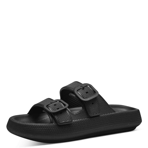 Tamaris Pantolette Damen Flach schwarz,EU 39 von Tamaris
