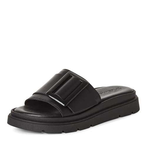 Tamaris Pantolette Damen Keilabsatz schwarz,EU 37 von Tamaris