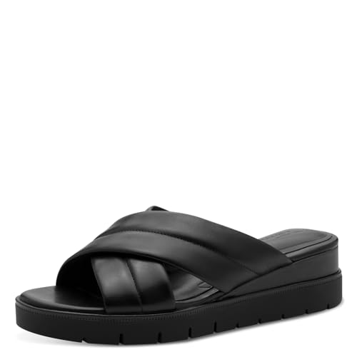 Tamaris Pantolette Damen Keilabsatz schwarz,EU 37 von Tamaris