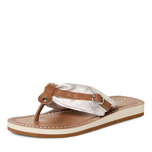 Tamaris Pantolette Damen Sportlich beige,EU 39 von Tamaris