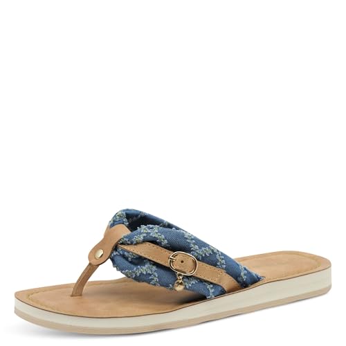 Tamaris Pantolette Damen Sportlich blau,EU 41 von Tamaris