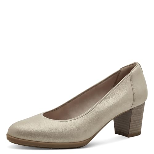 Tamaris Pumps Damen Trichterabsatz beige,EU 39 von Tamaris
