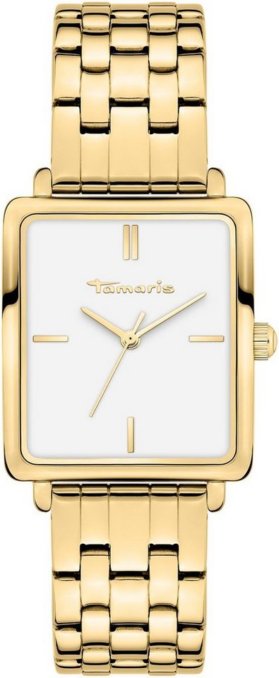 Tamaris Quarzuhr TT-0012-MQ TT-0013-MQ, Armbanduhr, Damenuhr, Edelstahlarmband, analog von Tamaris