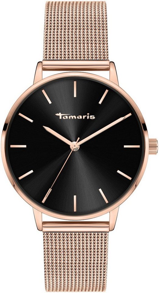 Tamaris Quarzuhr TT-0061-MQ, Armbanduhr, Damenuhr, Edelstahlarmband, analog von Tamaris