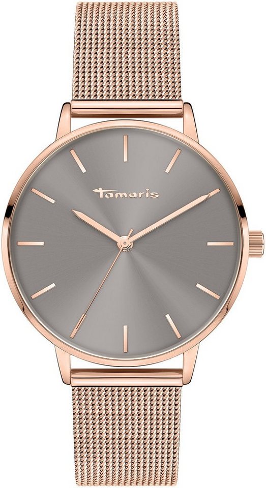 Tamaris Quarzuhr TT-0068-MQ, Armbanduhr, Damenuhr, Edelstahlarmband, analog von Tamaris