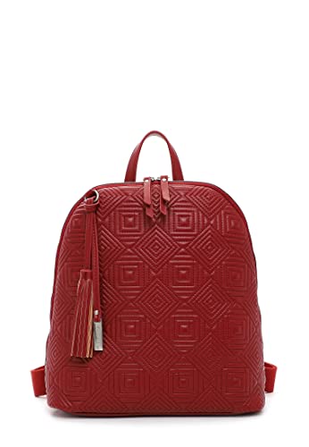 Tamaris Rucksack Merle 32725 Damen Rucksäcke Ornament red 600 von Tamaris