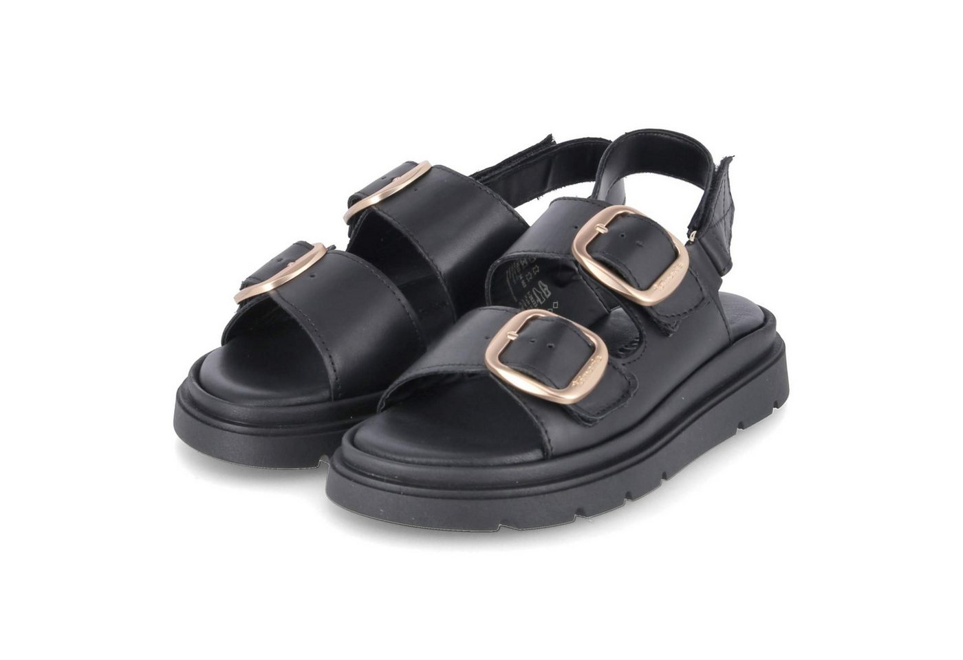Tamaris Tamaris 1-28233-44/003 Damen Glattleder schwarz Sandalette von Tamaris