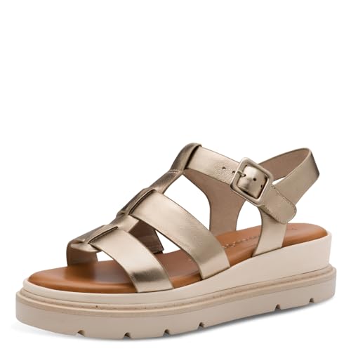Tamaris Sandalette Damen Bequem metallic,EU 36 von Tamaris