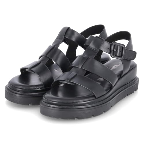 Tamaris Sandalette Damen Bequem schwarz,EU 38 von Tamaris
