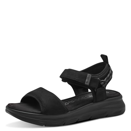Tamaris Sandalette Damen Bequem schwarz,EU 39 von Tamaris