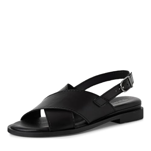 Tamaris Sandalette Damen Blockabsatz schwarz,EU 38 von Tamaris