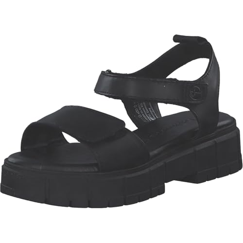 Tamaris Sandalette Damen Blockabsatz schwarz,EU 40 von Tamaris
