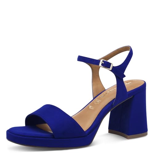Tamaris Sandalette Damen Elegant blau,EU 38 von Tamaris