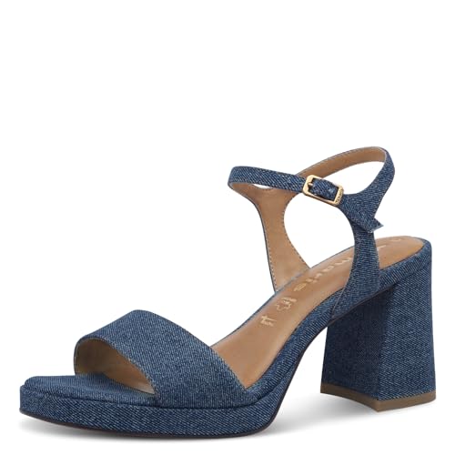Tamaris Sandalette Damen Elegant blau,EU 40 von Tamaris