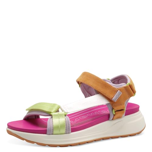 Tamaris Sandalette Damen Vegan Bequem Multicolor,EU 40 von Tamaris