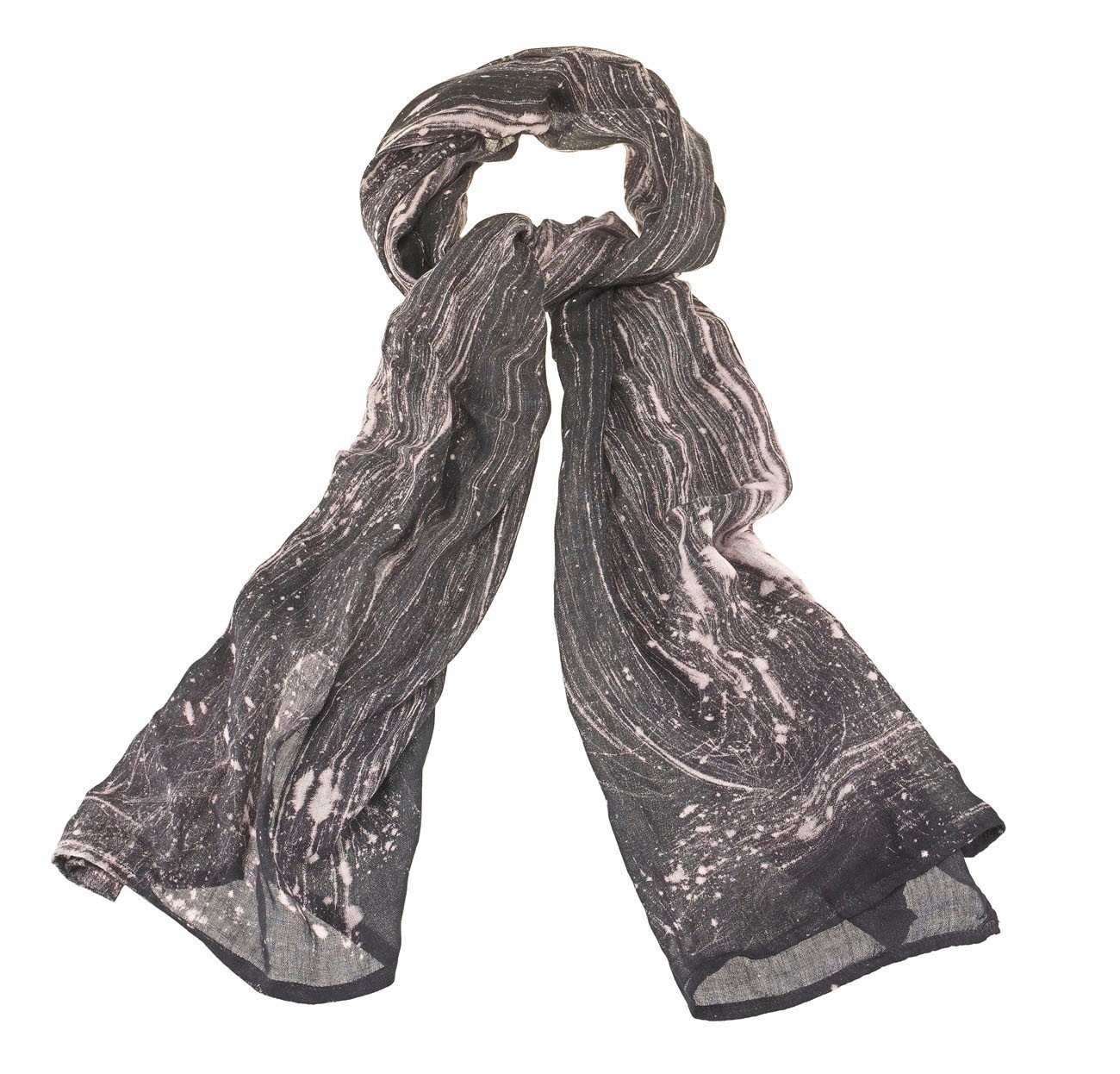 Tamaris Schal Tamaris Scarf, (Set, 1-St. 1-teilig), Damen Schal Batik-Look von Tamaris