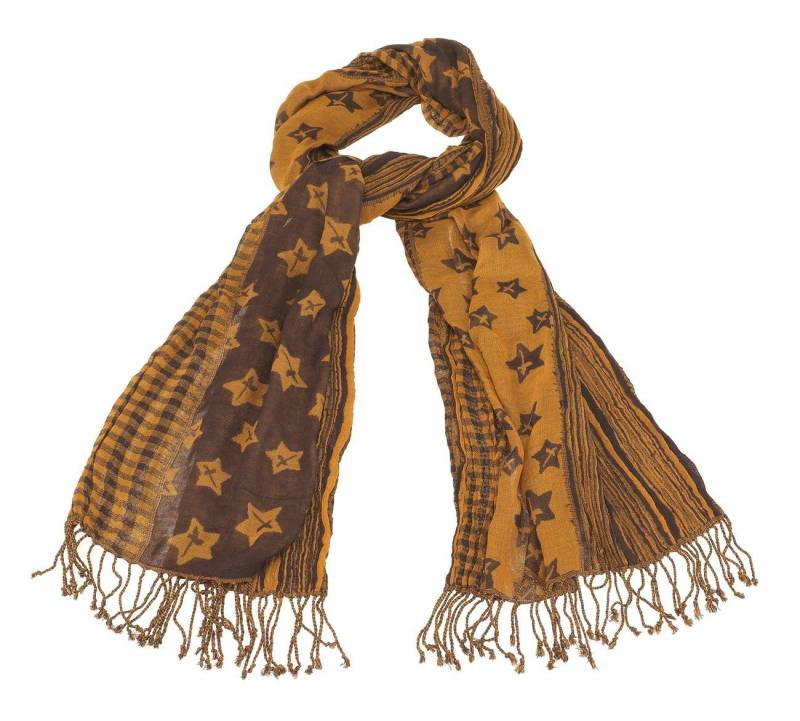 Tamaris Schal Tamaris Scarf, (Set, 1-St. 1-teilig), Damen Schal mit Fransen von Tamaris