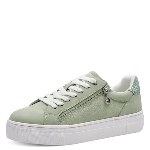 Tamaris Schnürer Damen Vegan Sportlich grün,EU 41 Tamaris Schnürer Damen Vegan Sportlich grün,EU 41 von Tamaris