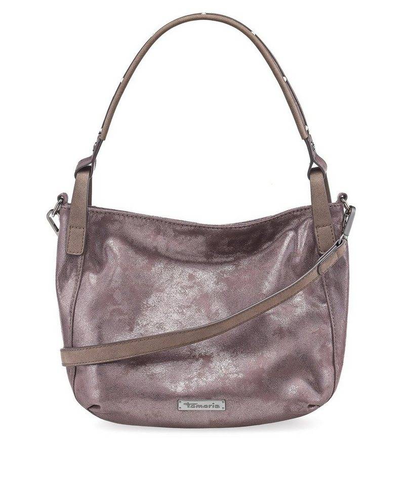 Tamaris Schultertasche Ashley (Set), Damen kleine Hobo Bag S Handtasche Henkeltasche Nieten von Tamaris
