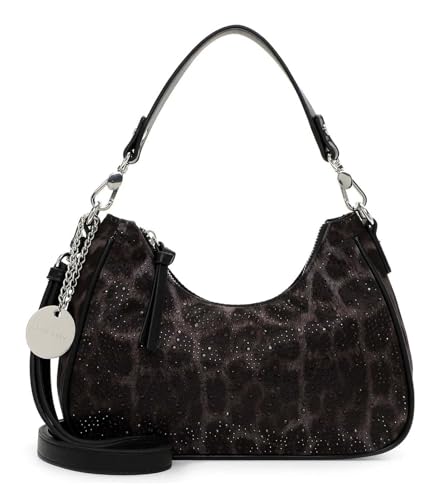 Tamaris Schultertasche Umhängetasche Gresa Pouch Grey dunkelgrau von Tamaris