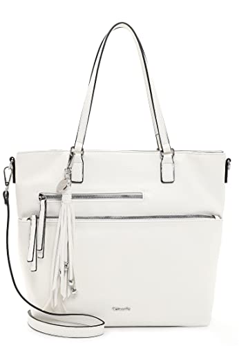 Tamaris Shopper TAS Adele 30485 Damen Handtaschen Uni white 300 von Tamaris