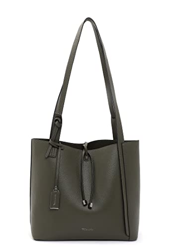 Tamaris Shopper Janika 32012 Damen Handtaschen Uni green 930 von Tamaris