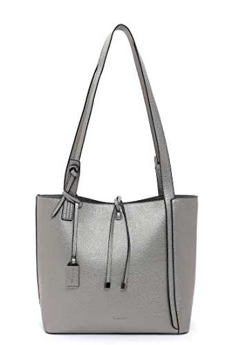 Tamaris Shopper Janika 32012 Damen Handtaschen Uni silver 830 von Tamaris