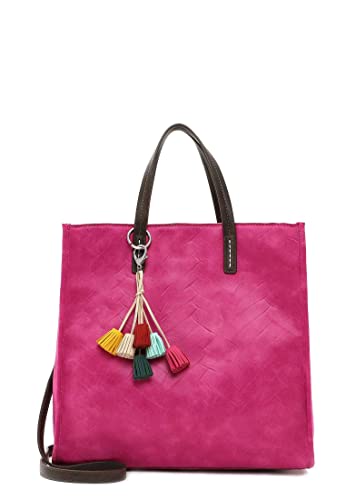 Tamaris Shopper Laureen 32080 Damen Handtaschen Uni pink 670 von Tamaris