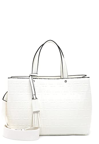 Tamaris Shopper Leona 32172 Damen Handtaschen Print white 300 von Tamaris